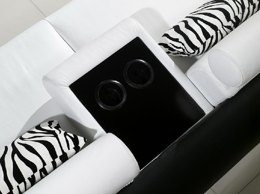 CAELAN CHAISE LOUNGE SUITE( MODEL-S810D) IN TOP GRAIN LEATHER + PVC - ASSORTED COLOURS