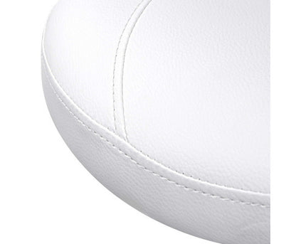 ANDERSEN PU LEATHER SWIVEL SALON STOOL - WHITE