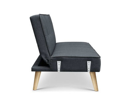 ARTISS 3 SEATER  FABRIC SOFA  - CHARCOAL