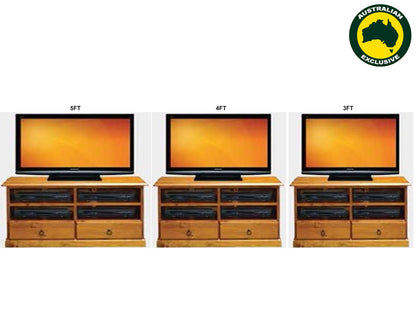 SCOTT (AUSSIE MADE) TV UNIT COLLECTION - ASSORTED STAINED COLOURS - STARTING FROM $599
