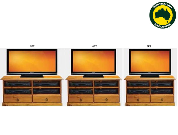 SCOTT (AUSSIE MADE) TV UNIT COLLECTION - ASSORTED STAINED COLOURS - STARTING FROM $599