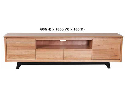 SHARPER (AUSSIE MADE) TV ENTERTAINEMNT UNIT COLLECTION - TASSIE OAK COMBINATION - ASSORTED STAINED COLOURS - STARTING FROM $1599