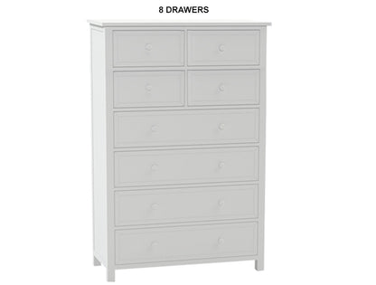 SHERBROOKE (AUSSIE MADE) TALLBOY COLLECTION - ASSORTED PAINTED COLOURS - STARTING FROM $999