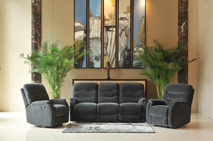 SHERRY FABRIC MANUAL RECLINER - ASSORTED COLOUR