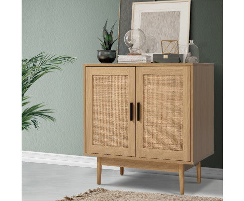 JOHNSON RATTAN 2 DOOR SIDEBOARD - NATURAL
