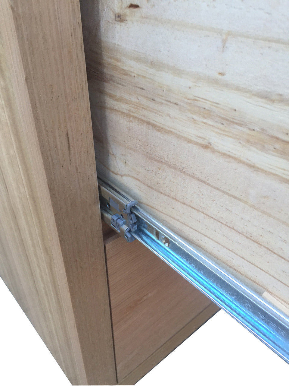 SIENNA (AUSSIE MADE)  BEDSIDE TABLE  - TASSIE OAK COMBINATION - ASSORTED TIMBER COLOURS