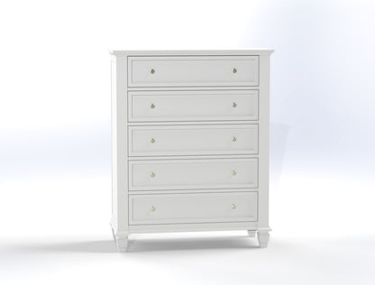 ROXBOROUGH (CUSTOM MADE) 5 DRAWER TALLBOY - 2150(H) x 960(W) x 470(D) - ASSORTED COLOURS