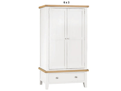 SPENCER (AUSSIE MADE) 2 DOOR / 1 DRAWER WARDROBE COLLECTION - ASSORTED PAINTED / STAINED COLOURS - STARTING FROM $1699