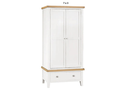 SPENCER (AUSSIE MADE) 2 DOOR / 1 DRAWER WARDROBE COLLECTION - ASSORTED PAINTED / STAINED COLOURS - STARTING FROM $1699