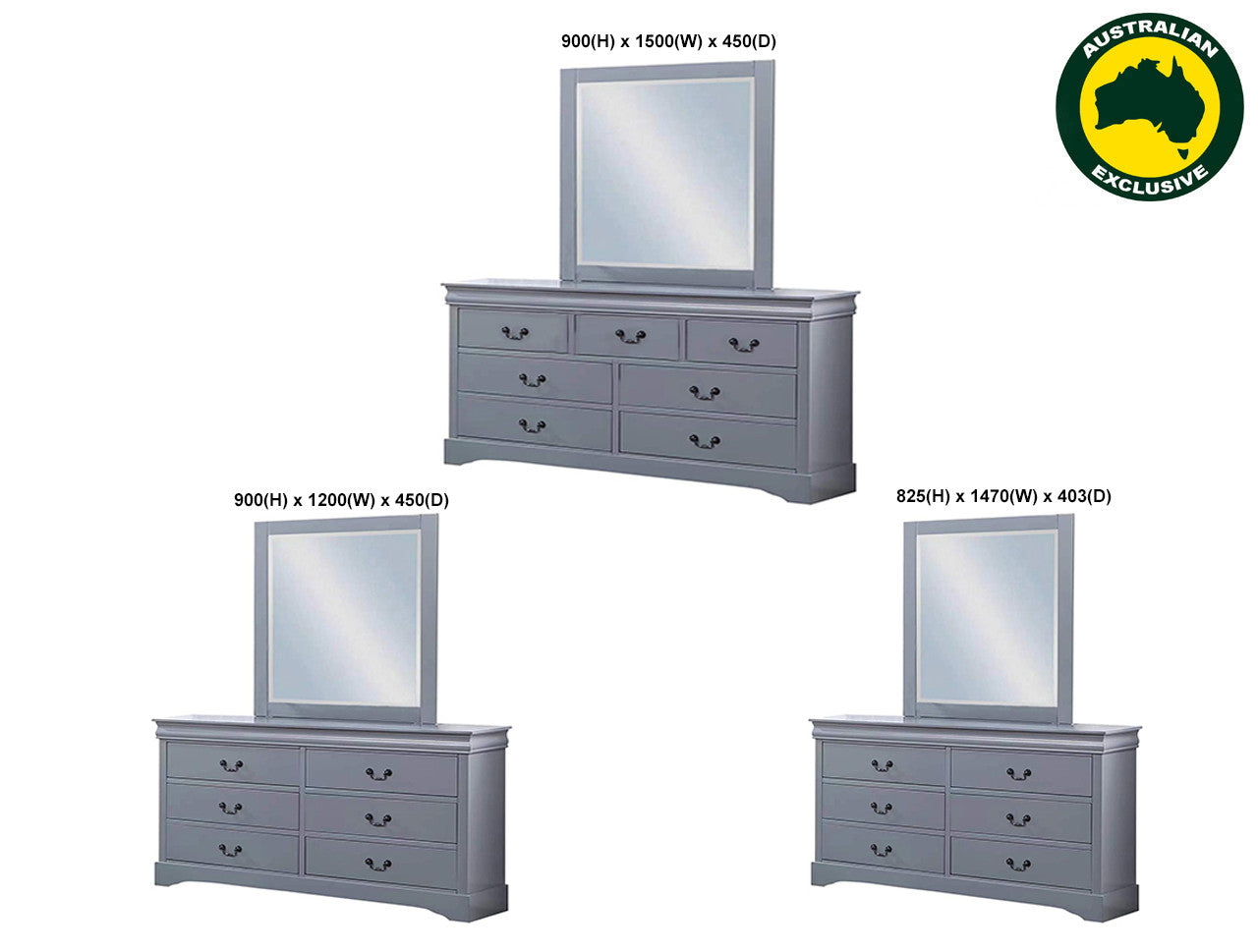 Spinnaker Hybrid (AUSSIE MADE / IMPORTED) Lowboy Collection - Assorted Painted Colours