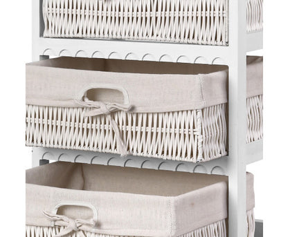 SOLANA 2 DRAWER/ 3 BASKET STORAGE CABINET - AS PICTURED