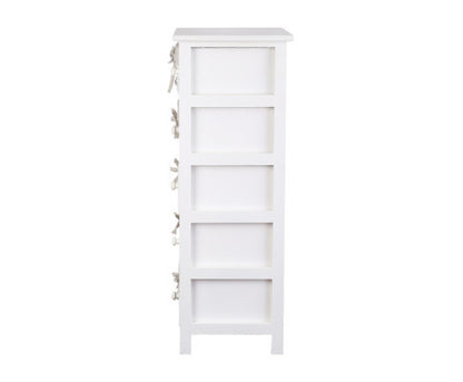 SOLANA 5 DRAWER/ 5 BASKET STORAGE CABINET - AS PICTURED