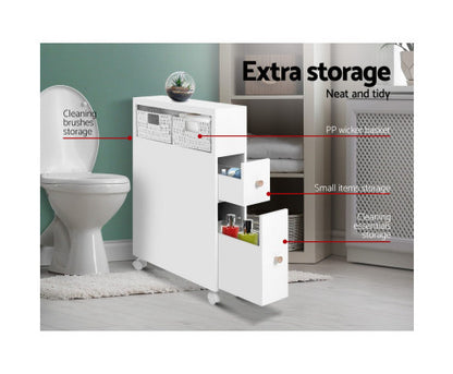 HESTIA BATHROOM STORAGE CABINET - WHITE