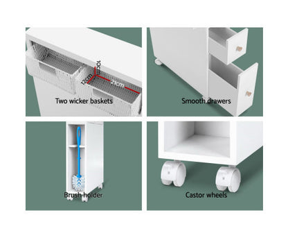 HESTIA BATHROOM STORAGE CABINET - WHITE