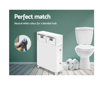HESTIA BATHROOM STORAGE CABINET - WHITE