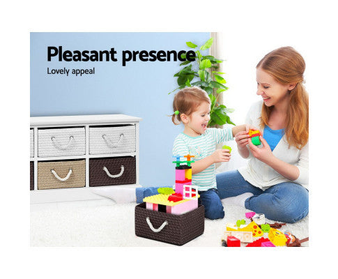 SOLANA SHOE STORAGE BENCH WITH 6 DRAWERS - AS PICTURED
