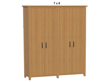 SYDNEYSIDE (AUSSIE MADE) PANTRY PIGEON PAIRED  COLLECTION - TASSIE OAK COMBINATION - ASSORTED STAINED COLOURS - STARTING FROM $3199