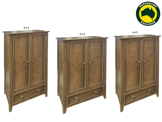 Sydneyside (AUSSIE MADE) Nursery Robe With Picture Frame Collection - Assorted Stained Colours