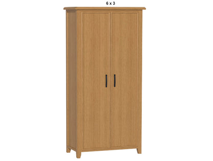 SYDNEYSIDE (AUSSIE MADE) PANTRY WITH PICTURE FRAME DOORS COLLECTION - TASSIE OAK COMBINATION - ASSORTED STAINED COLOURS - STARTING FROM $1499