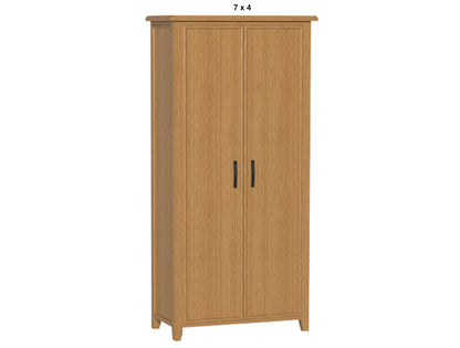 SYDNEYSIDE (AUSSIE MADE) PANTRY WITH PICTURE FRAME DOORS COLLECTION - TASSIE OAK COMBINATION - ASSORTED STAINED COLOURS - STARTING FROM $1499