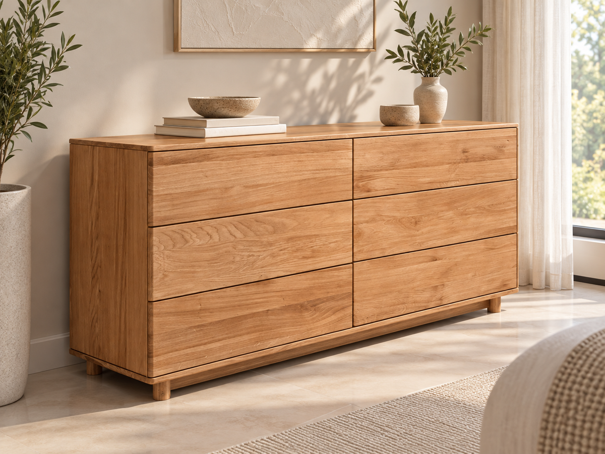 Solaire (Aussie Made) 6 Drawer Dresser