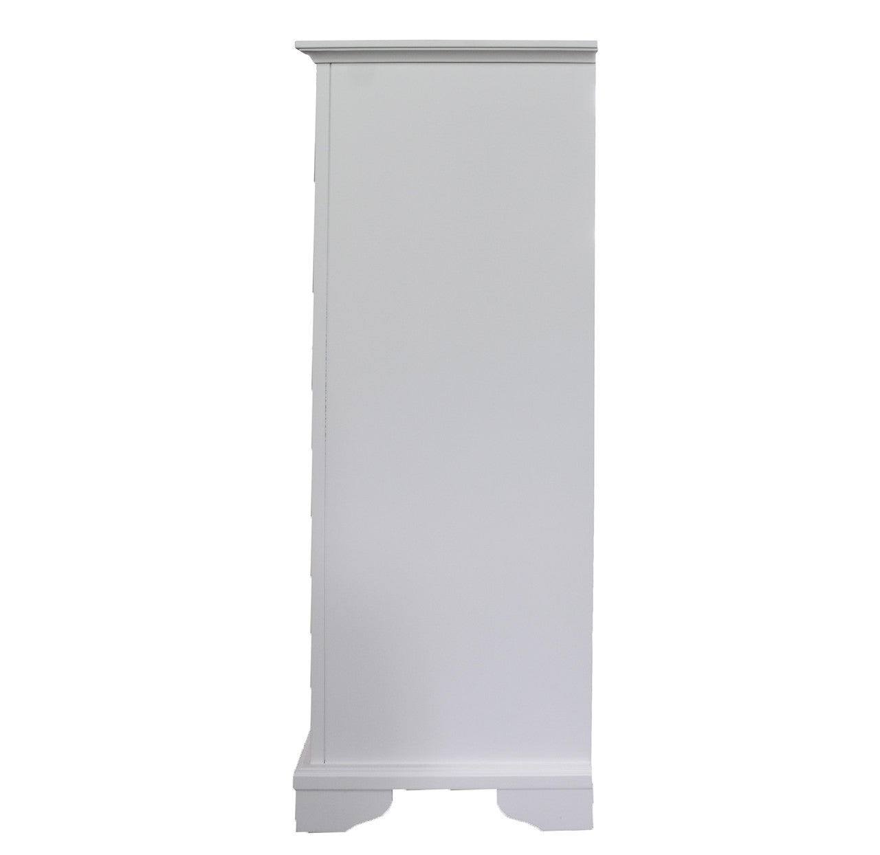 KING AUSTIN 4 PIECE (TALLBOY) BEDROOM SUITE - WHITE