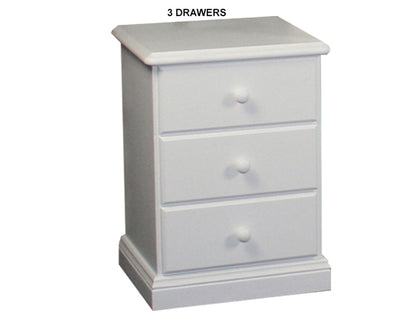 SIERRA (AUSSIE MADE) BEDSIDE TABLE COLLECTION - ASSORTED PAINTED COLOURS - STARTING FROM $399