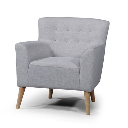 DARCY  ACCENT FIESTA FABRIC UPHOLSTERED  SOFA ARM CHAIR - ASSORTED COLOURS