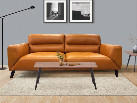 Sonoma 3 Seater Sofa - 2100(W) - Tangerine