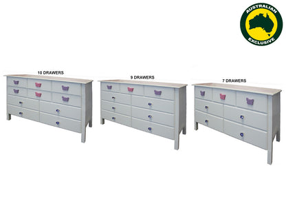 SOPHIA (AUSSIE MADE) LOWBOY COLLECTION - ASSORTED PAINTED COLOURS - STARTING FROM $1399