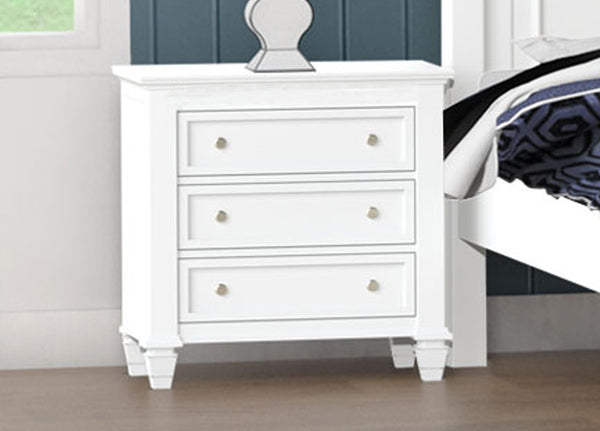 ROXBOROUGH (CUSTOM MADE) 3 DRAWER BEDSIDE TABLE - 760(H) x 740(W) x 420(D) - ASSORTED COLOURS