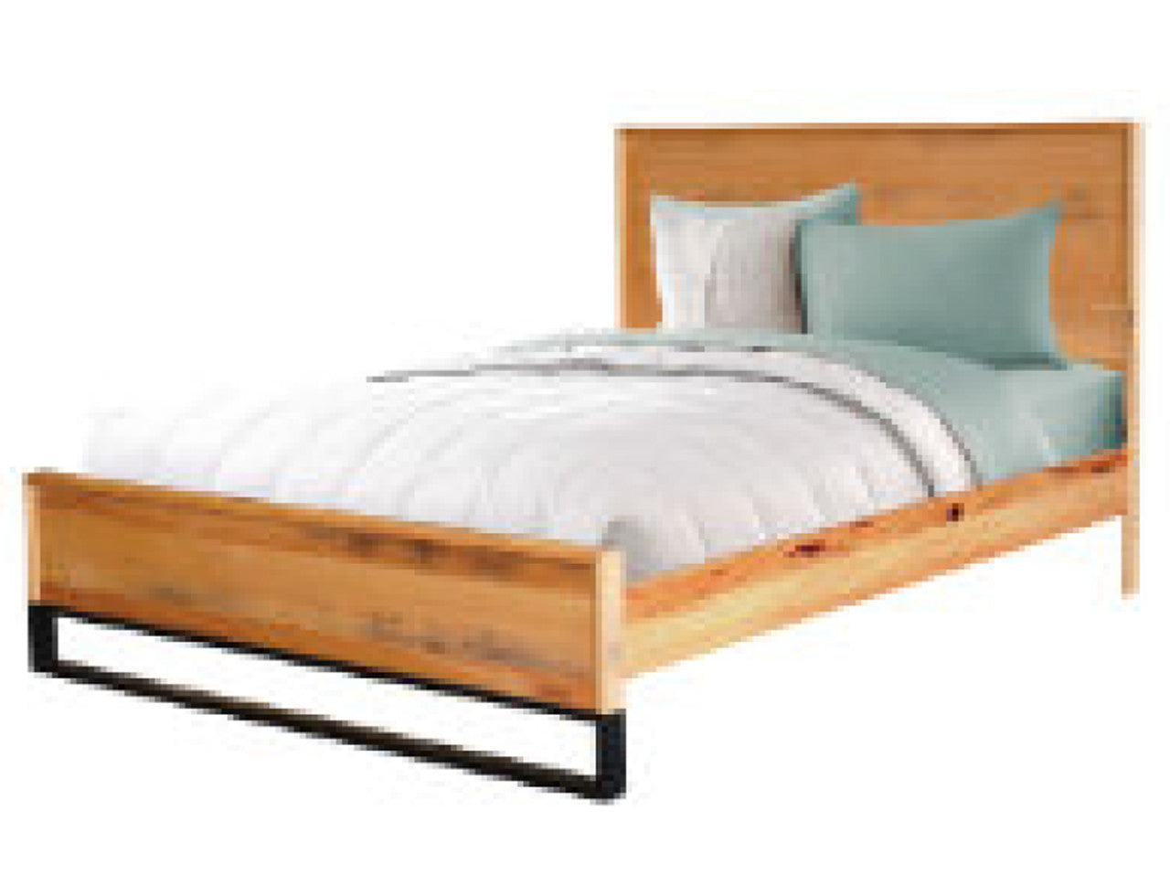SYMTHESDALE KING 4 PIECE (TALLBOY) BEDROOM SUITE - TASSIE OAK - ROUGH SAWN