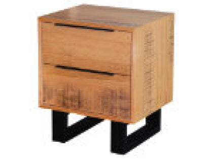 SYMTHESDALE KING 5 PIECE (DRESSER) BEDROOM SUITE - TASSIE OAK - ROUGH SAWN