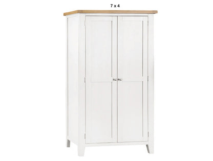 SPENCER (AUSSIE MADE) ALL HANGING WARDROBE WITH HAT RACK COLLECTION - ASSORTED PAINTED COLOURS - STARTING FROM $1199