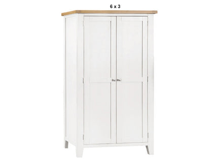 SPENCER (AUSSIE MADE) ALL HANGING WARDROBE WITH HAT RACK COLLECTION - ASSORTED PAINTED COLOURS - STARTING FROM $1199