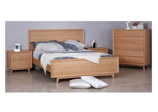 SPRINGWOOD  KING 4 PIECE TALLBOY  BEDROOM SUITE