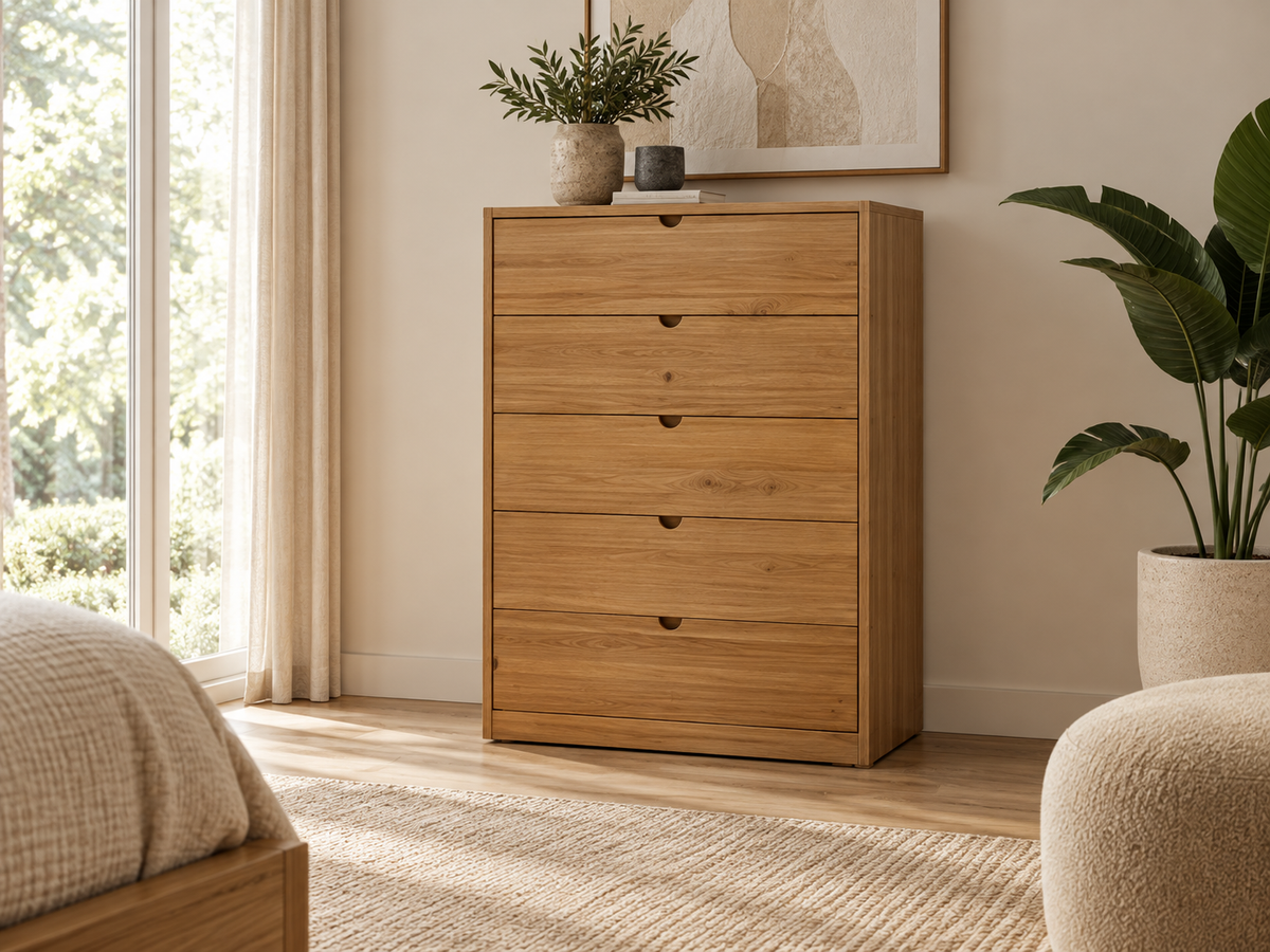 Winston (Aussie Made) 5 Drawer Tallboy