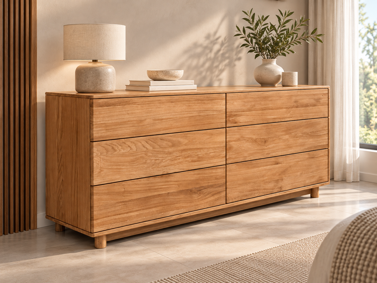 Solaire (Aussie Made) 6 Drawer Dresser