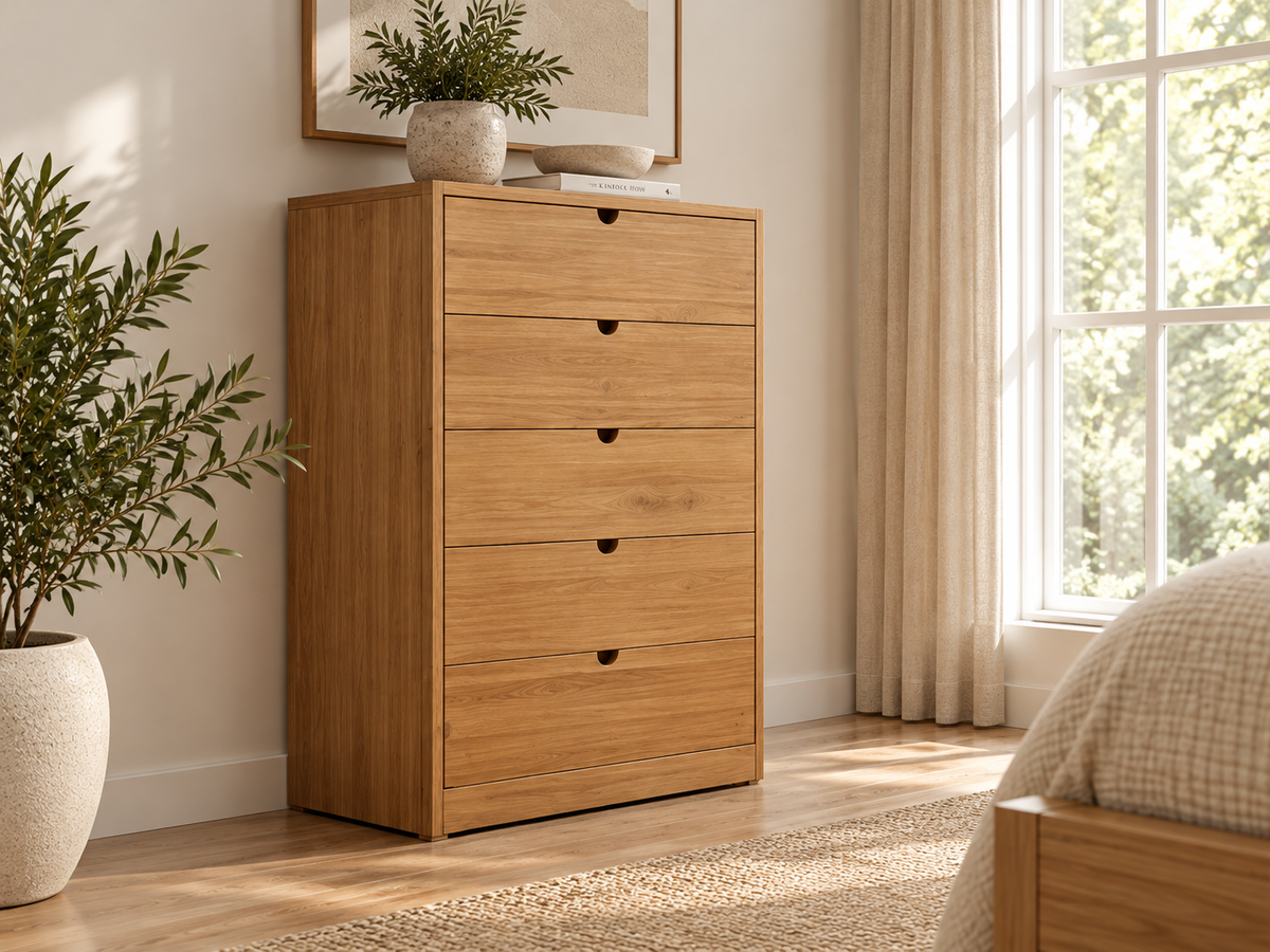 Winston (Aussie Made) 5 Drawer Tallboy