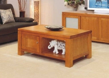 SUNNY COFFEE TABLE WITH LEGS AND 1 DOOR -  1200(W) X 700(D)) - CHOICE OF COLOURS