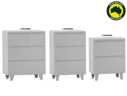 SWANWORTH (AUSSIE MADE) BEDSIDE TABLE COLLECTION - ASSORTED PAINTED COLOURS - STARTING FROM $399