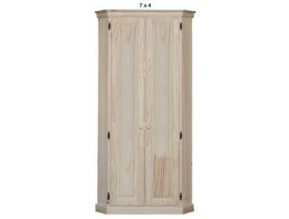 MUDGEE (AUSSIE MADE) 2 DOOR CORNER PANTRY COLLECTION - ASSORTED STAINED COLOURS - STARTING FROM $1399