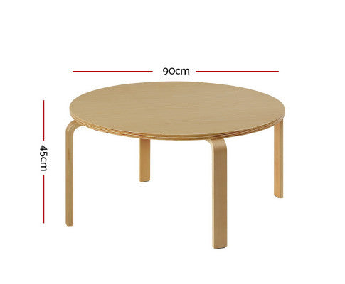 MORLEY ROUND COFFEE TABLE - WOODEN