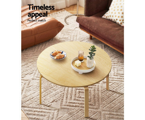 MORLEY ROUND COFFEE TABLE - WOODEN