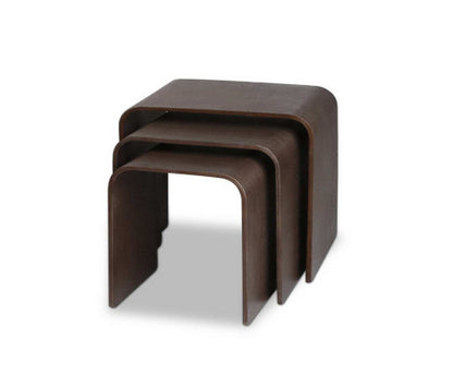 DHARMA 3-PIECE NEST OF TABLES SET - WALNUT