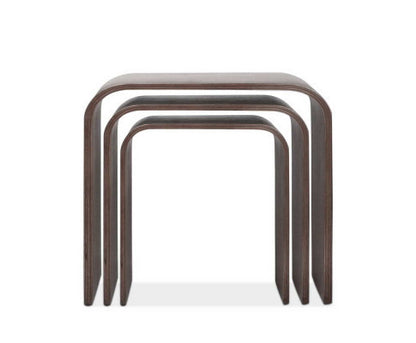 DHARMA 3-PIECE NEST OF TABLES SET - WALNUT