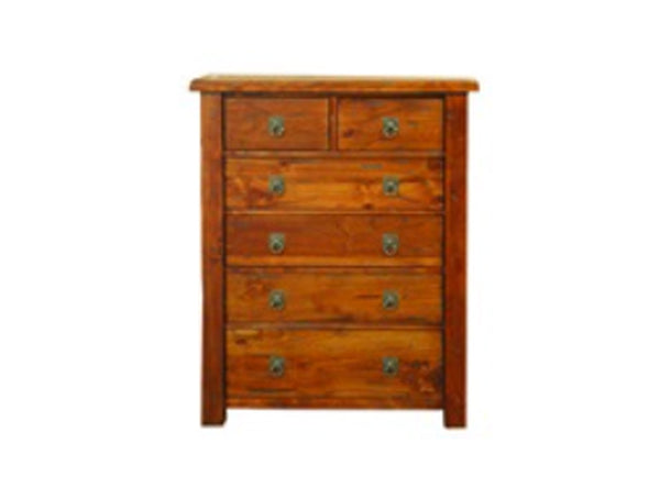 KIMBERLEY 6 DRAWER TALLBOY - RUSTIC