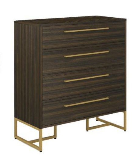 Country 4 Drawer Hardwood Tallboy (18-15-13-1) - Tesky