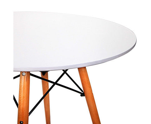 POLARIS ROUND DINING TABLE  900(DIA) - WHITE