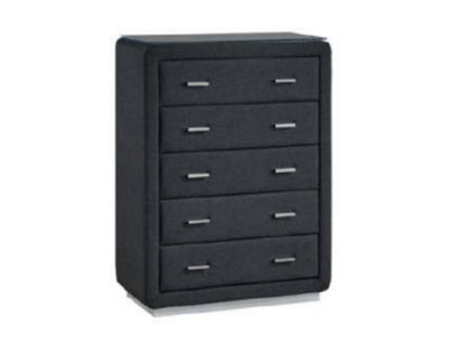WARRIMOO 5 DRAWER TALLBOY (NO TOP GLASS) - ASSORTED COLOURS
